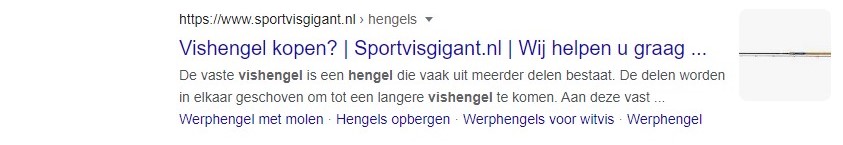 Vishengels Kopen Resultaat Sportvisgigant